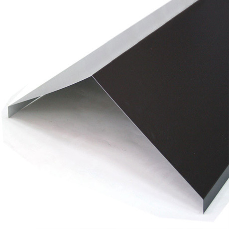 Коньковая планка KPPF.01 (ФАЛЬЦ) 230*230 мм L=2 м GreenCoat Pural Matt BT SSAB (Zn 275) матовый RR 798 - красное вино