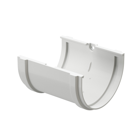 Соединитель желобов Docke Standard 120/80 мм белый