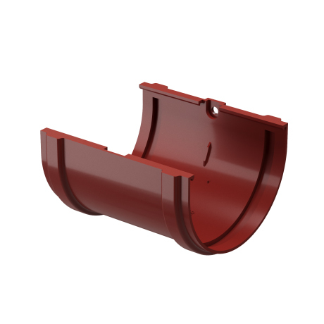 Соединитель желобов Docke Standard 120/80 мм красный