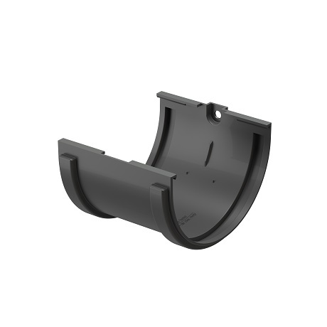 Соединитель желобов Docke Standard 120/80 мм графит