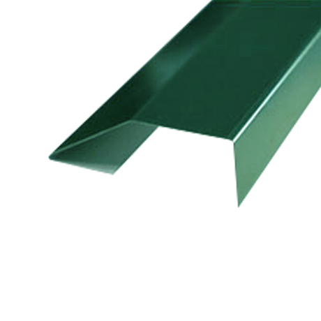 Хребтовая планка HLF.01 (ФАЛЬЦ) 30*30 мм L=2 м полиэстер (Zn 140) глянцевый RAL 6005 - зеленый мох