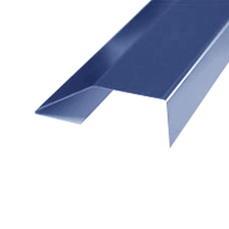 Хребтовая планка HLF.01 (ФАЛЬЦ) 30*30 мм L=2 м GreenCoat Pural BT SSAB (Zn 275) глянцевый RR 35 - синий
