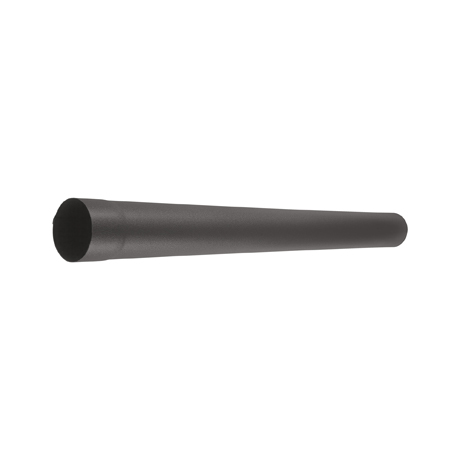 Труба круглая L=1 м Aquasystem 150/100 мм МАТОВЫЙ RR 23 - т.серый