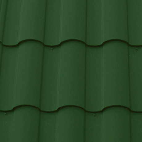 Лист 0,5 мм 1000*1190 Grand Line Металлочерепица Kredo GreenCoat Pural BT (Zn 275) RR 11 - т.зеленый