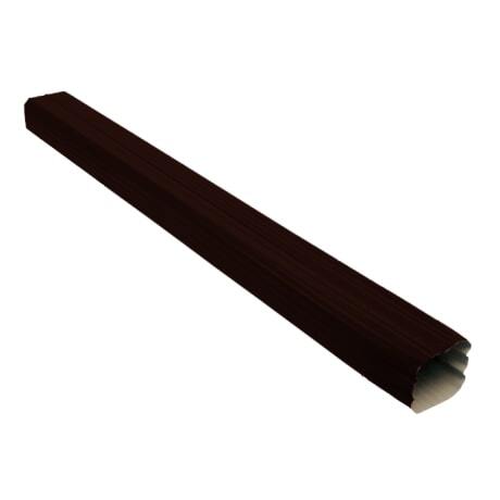 Труба прямоугольная L=3 м Vortex 127/102 мм МАТОВЫЙ RR 32- т.коричневый