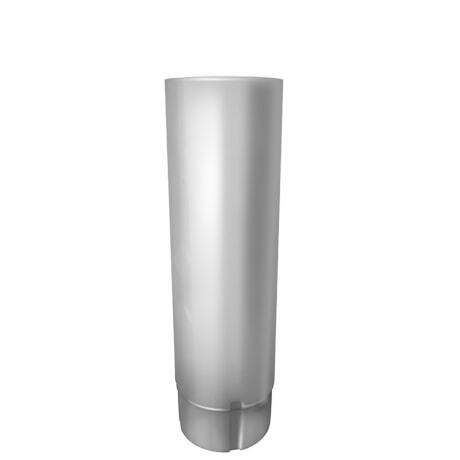 Труба круглая L=3 м Optima 125/90 мм RAL 9003 - белый