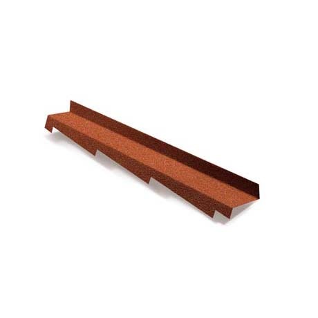 Примыкание боковое левое L=1250 мм Metrotile терракот