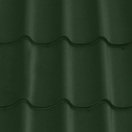 Лист 0,5 мм 1500*1180 Grand Line Металлочерепица Classic GreenCoat Pural BT (Zn 275) RR 11 - т.зеленый
