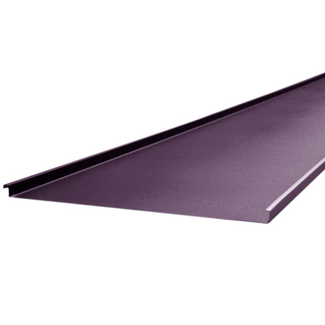 Картина 0,5 мм 3300*625 GreenCoat Pural Matt BT SSAB (Zn 275) матовый RR 779 - баклажан