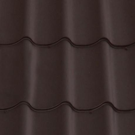 Лист 0,5 мм 3350*1180 Grand Line Металлочерепица Classic Satin (Zn 100-140) RR 32- т.коричневый