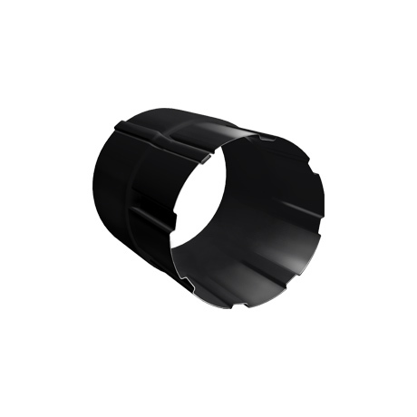 Соединитель труб Grand Line 125/90 мм RAL 9005 - черный темный