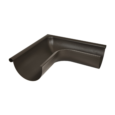 Угол желоба внешний Aquasystem 150/100 мм МАТОВЫЙ RR 32- т.коричневый