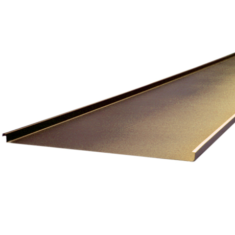 Картина 0,5 мм 3600*625 полиэстер Rooftop Шелк Северсталь (Zn 275) глянцевый RAL 8019 - коричневый