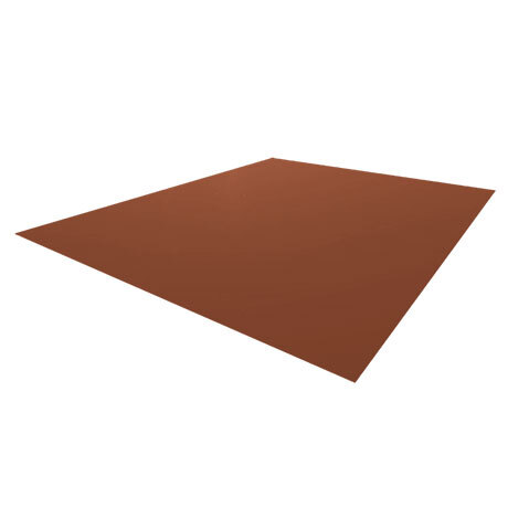 Плоский лист 0,5 мм 2000*1250 Stynergy CORUNDUM50 (Zn 140) RAL 8004 - коричневая медь