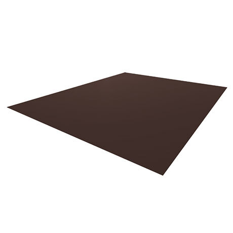 Плоский лист 0,5 мм 2000*1250 Stynergy CORUNDUM50 (Zn 140) RAL 8017 - коричневый шоколад