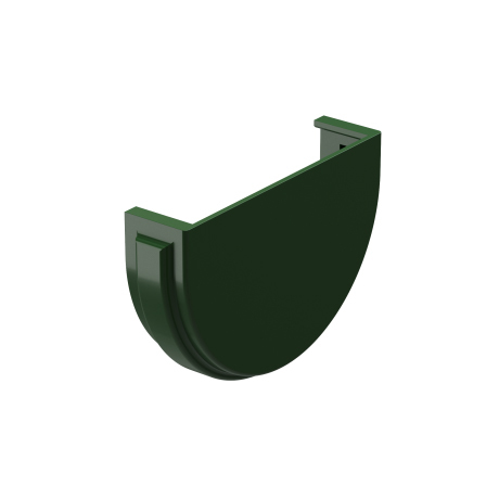 Заглушка желоба Docke Standard 120/80 мм зеленый