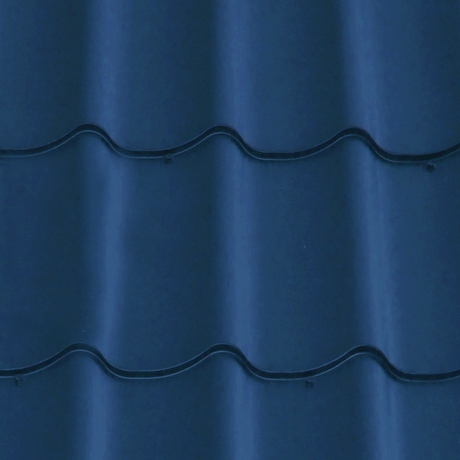 Лист 0,45 мм 3300*1180 Grand Line Металлочерепица Classic PE-полиэстер (Zn 60-100) RAL 5005 - синий насыщенный