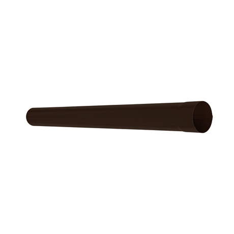 Труба круглая L=3 м Aquasystem 125/90 мм RR 32- т.коричневый