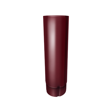 Труба круглая L=3 м Grand Line 125/90 мм RAL 3005 - красное вино