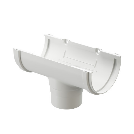 Выход из желоба Docke Standard 120/80 мм белый