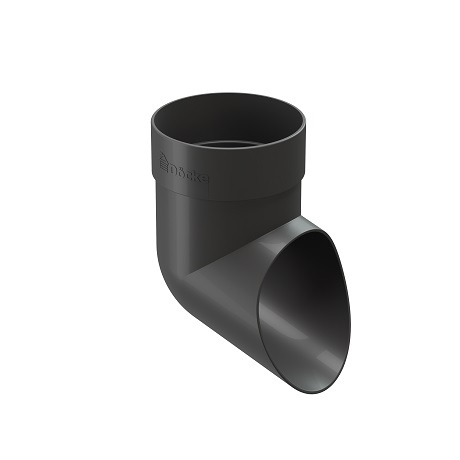 Отвод Docke Standard 120/80 мм графит