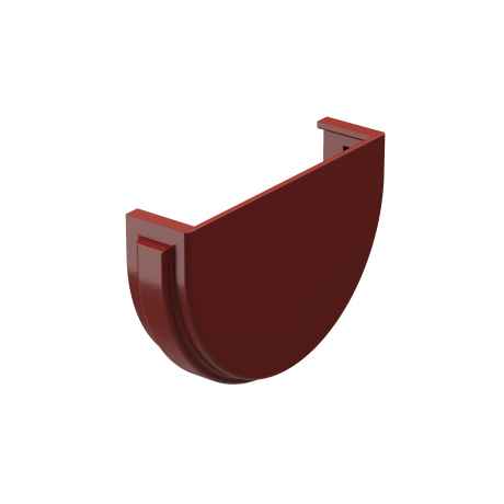 Заглушка желоба Docke Standard 120/80 мм красный