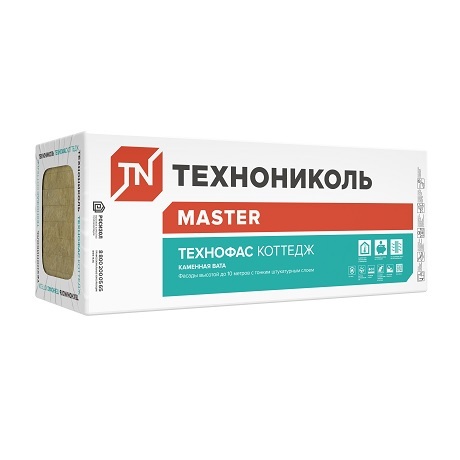 Утеплитель Технофас Коттедж /ТЕХНОНИКОЛЬ/ (уп. 3 плиты) 1200*600*100 (поставка на склад)