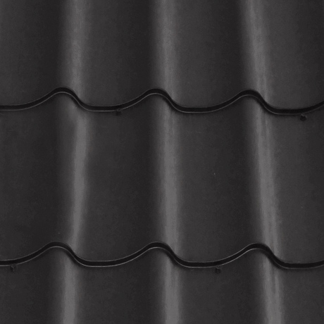 Лист 0,5 мм 5200*1180 Grand Line Металлочерепица Classic Satin Matt (Zn 180) RAL 7024 - серый графит