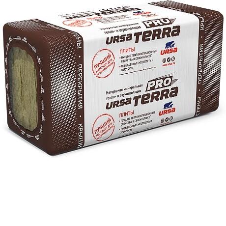 Утеплитель TERRA 34PN PRO /URSA/ (уп. 12 плит) 1250*610*100