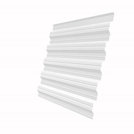 Лист 0,45 мм 2200*1060 Grand Line Профнастил HC35-R PE-полиэстер (Zn 60-100) RAL 9003 - белый
