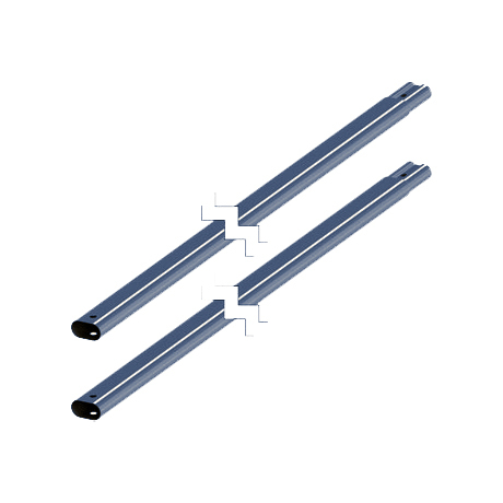 Комплект трубок снегозадерживающих L=3 м (2 шт.) ORIMA RR 23 - т.серый