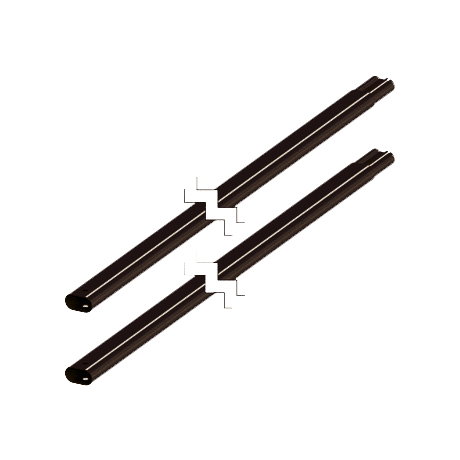 Комплект трубок снегозадерживающих L=3 м (2 шт.) ORIMA RR 33 - черный