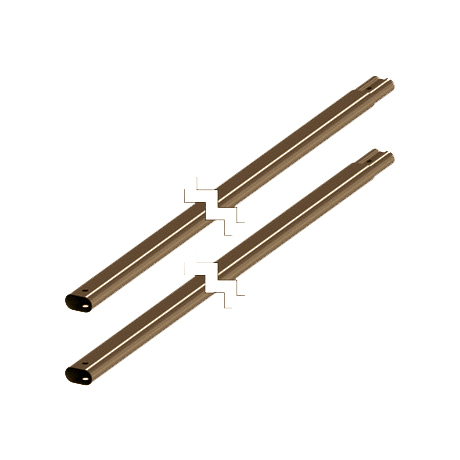 Комплект трубок снегозадерживающих L=3 м (2 шт.) ORIMA RR 32- т.коричневый